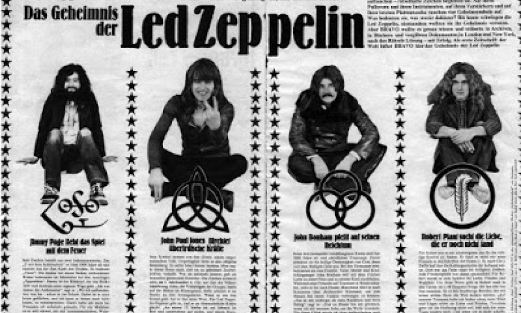 Arti Lambang para Personel Led Zeppelin