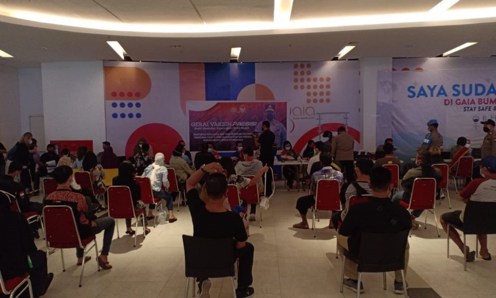 GAIYA BUMI CITY MALL OPEN VAKSINASI GRATIS