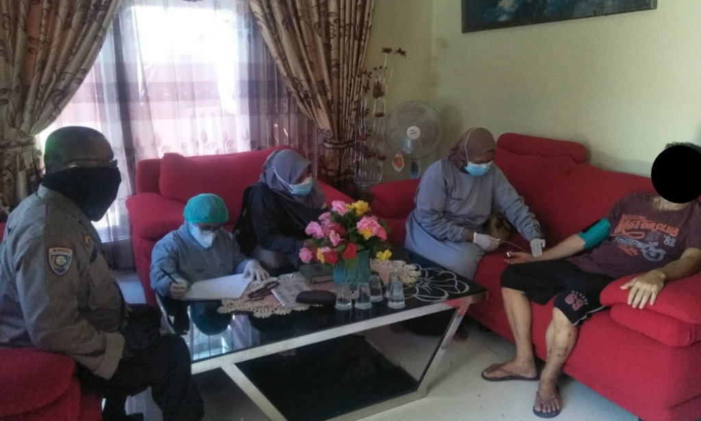 POLRI LAKUKAN PENGAWALAN TRACING, AIPTU ARDI WINTONO : TRACING SALAH SATU UPAYA UNTUK MENEKAN ANGKA PENULARAN CORONA VIRUS