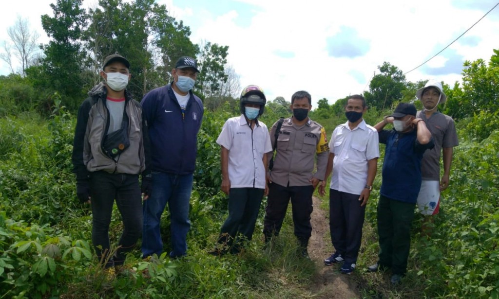 Dampingi BRG Tentukan Titik Kordinat Pembangunan Sekat Kanal Antisipasi Karhutla