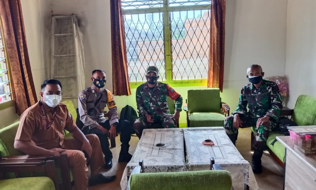 Bhabinkamtibmas Polsek Sungai Raya dampingi kunjungan Perwakilan Kodam XII/Tanjung Pura