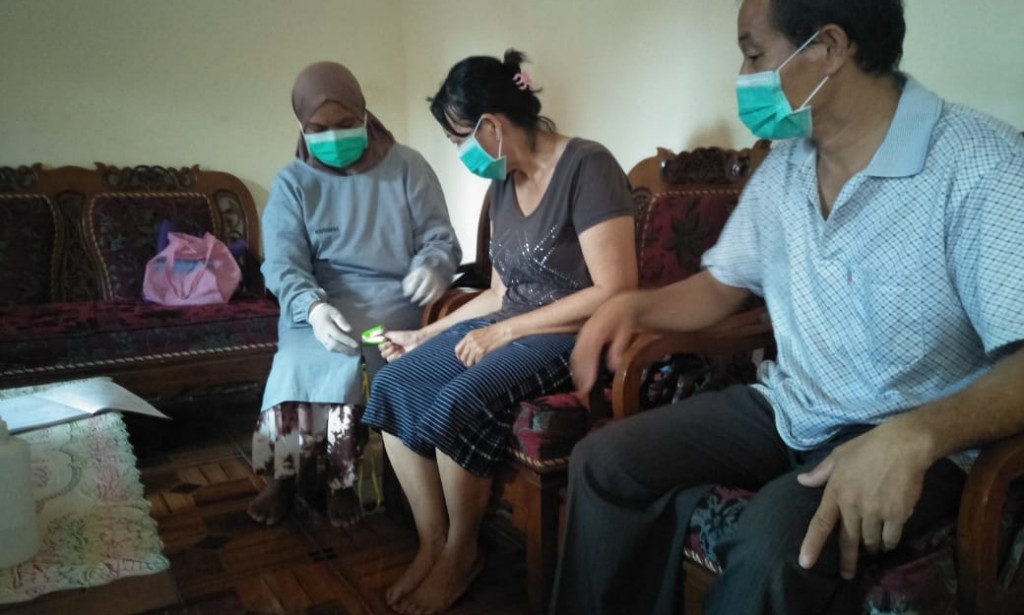 Bhabinkamtibmas bersama Tim Tracer Sungai Raya Dalam jalani kegiat Tracer