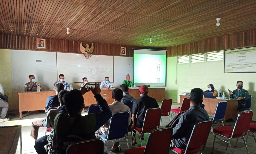 BHABINKAMTIBMAS HADIRI RAPAT LOKAKARYA DESA MANDIRI PEDULI GAMBUT DESA KUALA