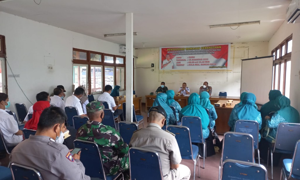 Penyuluhan Wawasan Kebangsaan Ketahanan Nasional, Kapolsek Sungai Raya Hadir