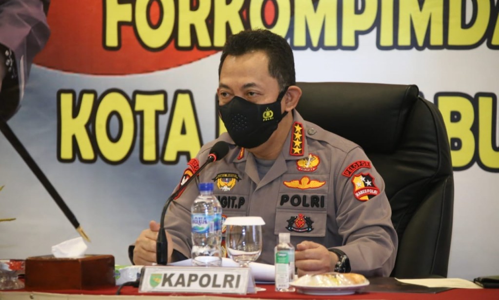 Pimpin Rapat Forkopimda Jayapura, Kapolri Tekankan Kesiapan PON dan Penanganan Covid-19