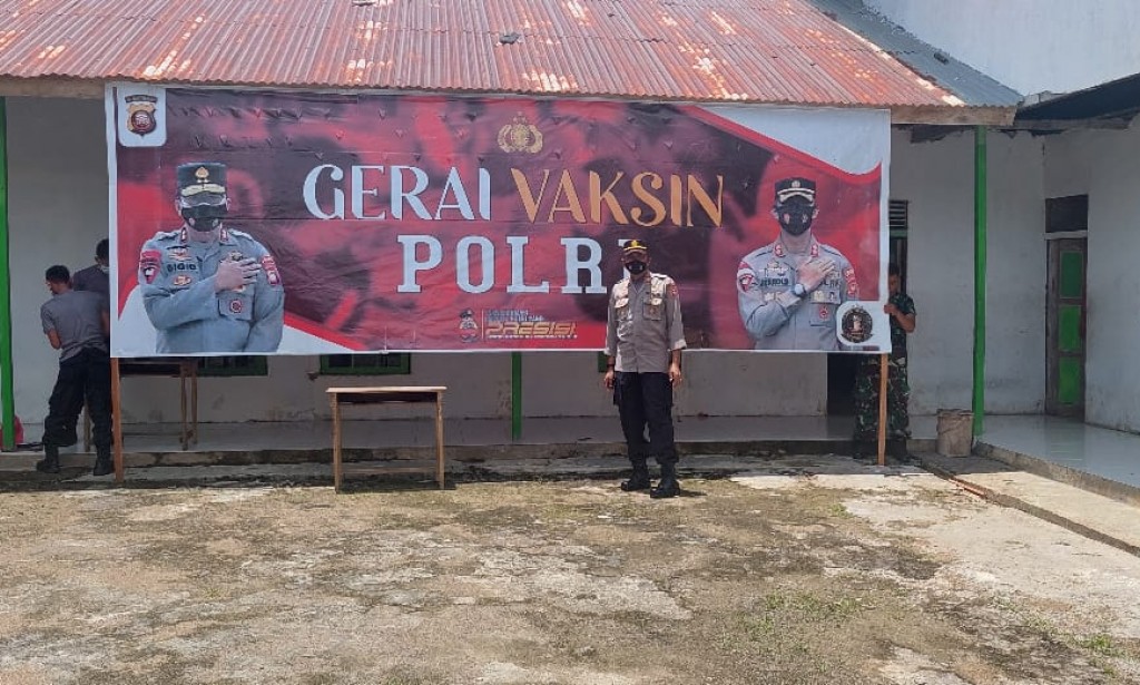 Kapolsek Sungai Raya Tinjau Ketersiapan Pondok Pesantren Hidayatul Mubtadien dalam Rangka Vaksinasi