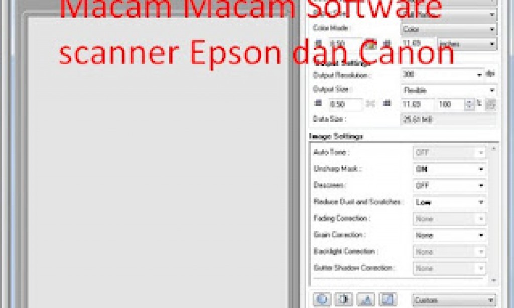 Cara Kerja Scanner Epson dan Canon