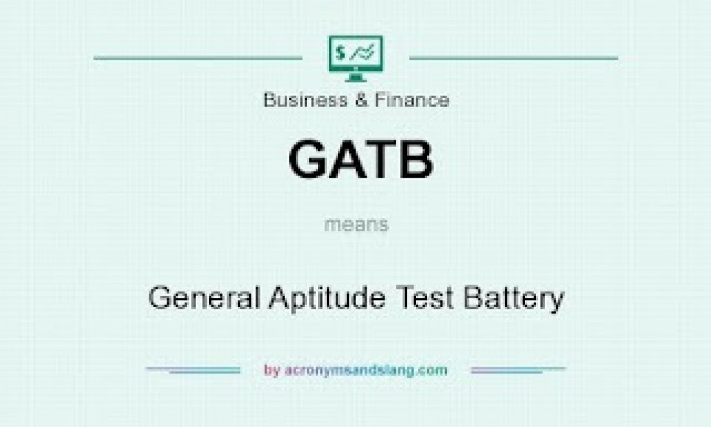 Psikotes GATB (General Aptitude Test Battery)
